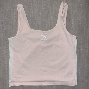 PUMA— CROP— TANK TOP— BLUSH— SIZE M